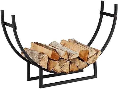WXPWAMZ Outdoor Fireplace Firewood Rack Firewood Holder Fire Wood Rack Outdoor Firewood Holder For Firewood Storage Rack Of Various Size Metal Wood Holders Wood Log Store