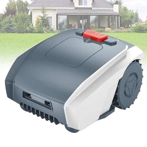 VNATWGOO Automatic Lawn Mower, with IPX5 Waterproof, Optical Navigation, Obstacle Avoidance, Lawn Mowing Robot, Lawn Mowing Machine