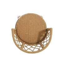 Christopher Knight Home Harrison 28.75"H Outdoor Barstools Set of 4, Rattan Bar Chair, Barrel Backrest Counter Stool, Country Style Bistro Stool, Patio Barstools for Gardern Orchard Yard, Light Brown