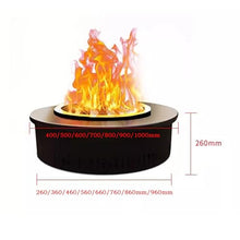 UYCVT Decorative Fireplace Multi-Color Intelligent Touch Screen Fireplace Misting Simulation Fake Decorative Floor Humidifier-800mm