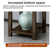 LoKori New Chinese Plant Stand Indoor Outdoor, Bamboo Corner Plant Shelf Bonsai Storage Rack,Flower Potted Display Holder for Home Decor,Balcony,Patio,B