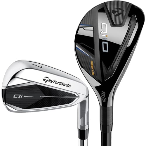 TaylorMade Golf Qi Combo Iron Set Graphite Shaft Senior Right Handed Silver