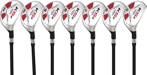 Majek Senior Men’s Golf All Hybrid Complete Set Black