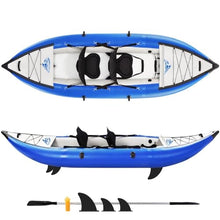 WnewTools 12FT Inflatable 2-Person Touring Boat Set with Paddle & Air Pump