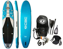 California Board Company 132 Current Inflatable Stand Up Paddle Board Blue/White/Black