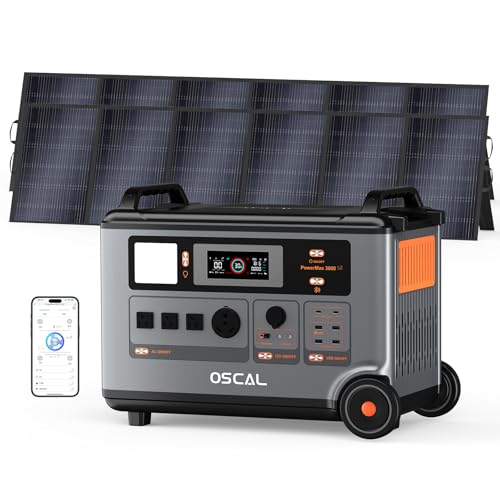 Solstark PowerMax 3600SE Solar Power Generator 3600W Power Station