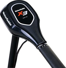 MotorGuide X3 Freshwater Bow Mount Trolling Motor Hand-Operated 50-Inch Shaft 55-Pound Thrust Black