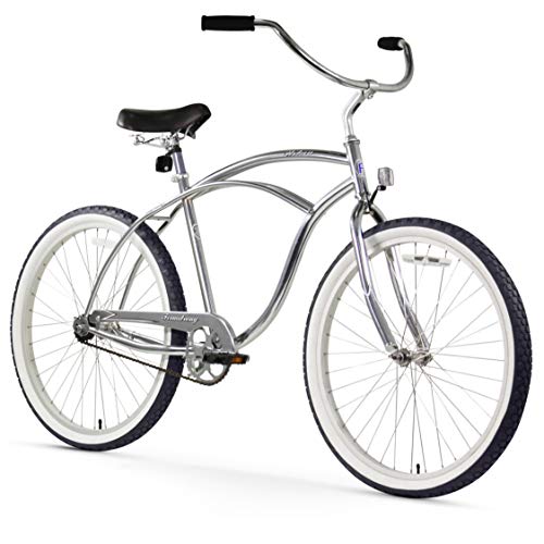 Firmstrong Urban Man Alloy Beach Cruiser Bicycle Silver