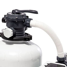 Intex Sand Filter Pump with Saltwater System Maintenance Set Black