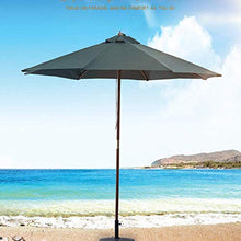 XYWGBMS 2.7M Garden Outdoor Patio Sun Shade, Large Garden in Aluminium Umbrella Canopy Lightweight Sturdy UV Protective for Beach/Pool/Patio/Outdoor Shelter Tent