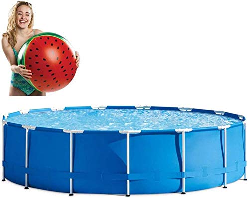 FFCJJDS Outdoor Frame Swimming Pool with Rainproof Dust Covers