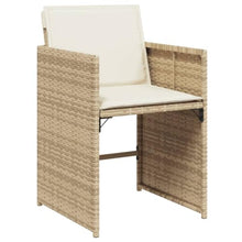 AMBERARD Patio Dining Set Set of 14 Beige PE Rattan 15 Piece Set Furniture Set