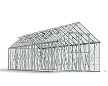 Palram - Canopia Snap & Grow 8' x 32' Polycarbonate Greenhouse, Silver