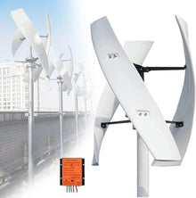 Tsampa Wind Turbine Generator Kit, 18000W Portable Vertical Helix Wind Power Turbine Generator, 3 Blade Wind Generator Kit with Charge Controller for Marine RV Home Industrial Energy(220V)