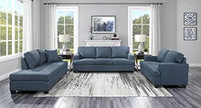 Lexicon Fernleaf Chaise Lounge Blue