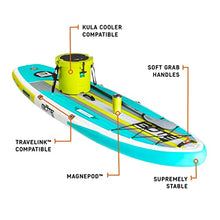 BOTE 10' FT 8" Breeze Aero Inflatable Stand Up Paddle Board Full Trax Citron