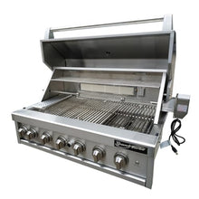 Grand Turbo 40-inch 6-Burner Built-in BBQ Gas Grill - Propane
