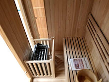 MCP Sauna Canadian Hemlock Wood Traditional Swedish 4 Person Indoor Sauna Spa 72