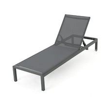 Heliodeck Outdoor Adjustable Chaise Lounge Chair Set of 2, Heavy Duty 400LBS Capacity Aluminum Frame with Breathable Mesh Seat, UV Resistant Patio Recliner for Pool, Beach, Yard