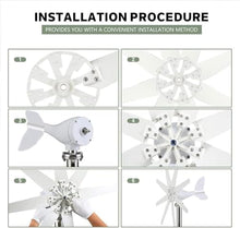 KZZAAO 8KW Wind Generator Kit with Controller - Powerful Wind Turbine for Solar & Wind Power Systems, Durable Accessories Included,48V