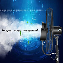 FAFACAI Heavy Duty Outdoor Misting Fan Floor Fans Misters for Cooling Patio Garden Black Oscillating Spray Fan Mister 3-Speed (Size : 380W/30in) (320W/26in)