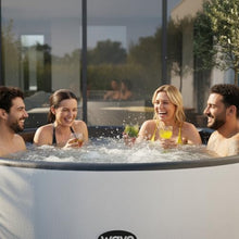 WAVE Ontario Drop-Stitch Hot Tub | Rigid-Wall Portable Outdoor Spa | Up to 130 AquaBubble™ Jets | Herringbone Finish | 6 Person