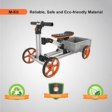 APIWO Electric Go Kart Kit for Kids 18V 500W Brushless Motor Silver