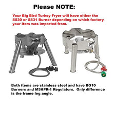 Enterprises Turkey Deep Fryer Oversized 44 Quart Stainless Steel Big Bird Kit by Bayou Classic for Big 25 lbs Huge Turkeys Complete KIT TOP of The LINE