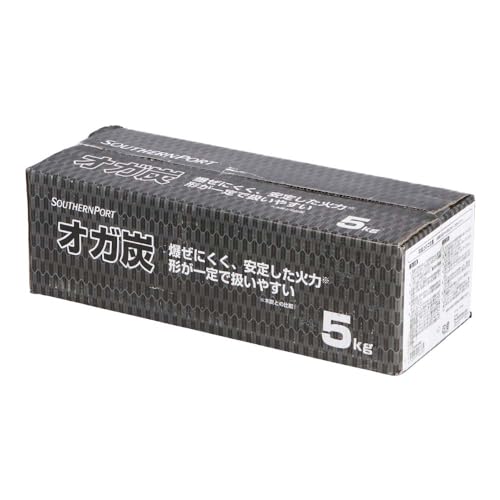 SOUTHERNPORT Oga Charcoal 11.0 lbs (5 kg), Diameter Approx. 2.0 inches (5 cm), Length 16.5 inches (42 cm),