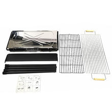 EKSMA Barbecue Charcoal Grill,Stainless Steel Folding Portable BBQ Tool Kits for Outdoor Cooking Camping Hiking Picnics,Casual BBQ Grill，Height Adjustable Barbecue Grills
