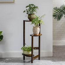 Flower Stand Plant Setting Table Flower Pot Stand Flower Pot Accessories Succulent Flower Stand Storage Rack Shelf for Indoor Balcony Living Room (Color : Yellow) (Brown)