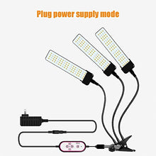 1-4 Heads Grow Light for Indoor Plants, Clip on Plant Growing Lamp, 3/9/12 Timer, 360° Adjustable Gooseneck, 5 Segment Dimming Mode, 3 mo