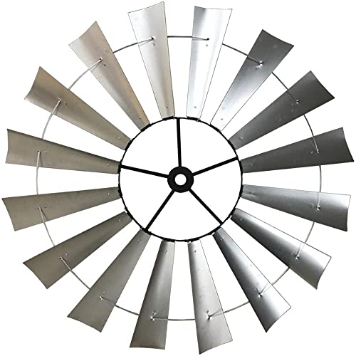 Scott Windmills 72-inch Windmill Fan Wall Sculpture Home Decor
