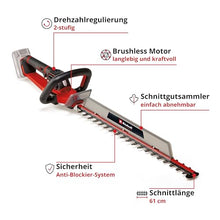 Einhell Professional Cordless Hedge Trimmer GP-CH 18/61 Li BL-Solo