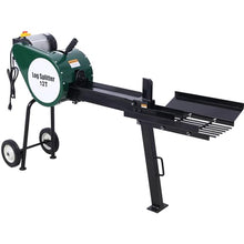 HMKJHL Double Flywheel Electric Log Splitter Log Splitter Electric Portable 12 Ton hotizontal 2HP 16A,Electric firewood Splitting Machine,Send Goods from Local Warehouse,Fast delivery