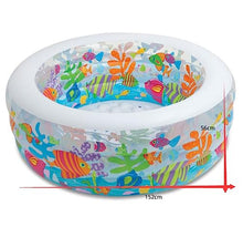 DSWMY Inflatable Pools, Inflatable Pool Easy Set Pool Without Filter Round Inflatable Swimming and Paddling Pool Fish Pond Summer Paddling Pool
