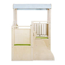 Guidecraft City Toddler Loft Wooden Climber Activity Center White Natural