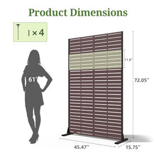 Trygoal 72" Privacy Screen Outdoor Privacy Fence Panel for Patio