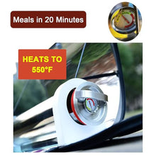 Memykoy Portable Solar Cooker Solar Oven 4.5L Large Capacity Solar Cooker Outdoor Oven Camping Cooker with Thermometer, for 5-8 People Camping or Hiking