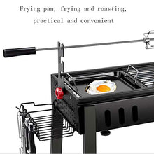 Outdoor Folding Barbecue Home 5 People Charcoal Barbecue Field Thickening Barbecue BBQ Grill (Color : B)