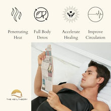 The Healtheory Refresh Infrared Sauna Blanket Black