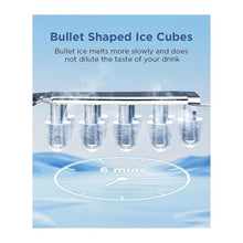 Ice Maker, Ice Maker Countertop, Portable Ice Machine with Self-Cleaning, 9 s in 6 Mins, Basket and Scoop,for Home/Kitchen/Camping/RV