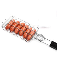 OEKFVCHVZ Barbecue Clip Outdoor Accessories with Handle Camping Mesh Clamp
