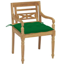 KFPOERTFGD 6 Pcs Batavia Chairs Set with Cushions Solid Teak Wood Garden Furniture Dining Seating for Patio Backyard