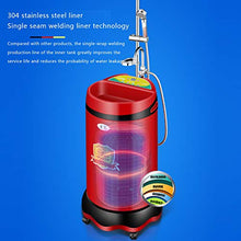 Compact Shower Pump Handheld Outdoor Shower 304 Stainless Steel Liner Smart Control Panel 2000w/150L 360° Universal Wheel for Home and Outdoor use (150 Luxury Models)