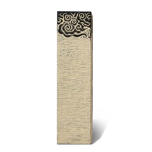 ARCVOX Oriental Architecture Columns & Pedestal, Floor Ornaments Plant Stand, Flower Pot Holder for Garden Backyard, Miniature Pillars Landscape Decor (Size : 43.3in)