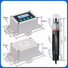 SKESTORE PH Sensor Industrial Water Quality Turbidity Tester, ORP Electrode EC Transmitter PH Meter(PH 4-20MA)