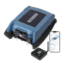 Betta Neo Solar-Powered Robotic Pool Skimmer with App Control & Ultra Long-Range Gateway System, Weather-Adaptive & Scheduled Cleaning, Dual Charging Options, for In-Ground & Above-Ground Pools (Blue)