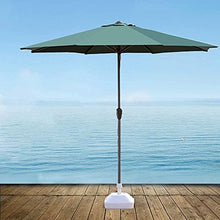 GAORUIFENG Patio Parasol Portable Outdoor Protective Sunshade Outdoor Market Terrace Garden Lawn Table Sunshade Iron UV Protection 210531(Color:Winred) (Offwhite)