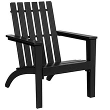TEOYETTSF Acacia Wood Recliner Lounge Armrest Garden Deck Black